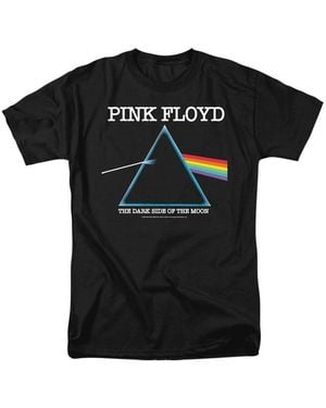 Pink Floyd Dark Side Cover Retro-graphic Crewneck T-shirt - Black