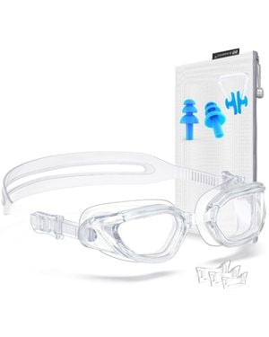 Gnuadz Swim goggles W2 Anti-fog Uv No Leaking Clear - Blue