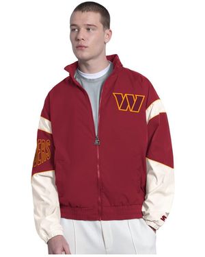 Starter Burgundy Washington Commanders The Gust Full-zip Hooded Jacket - Red