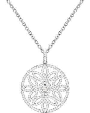Promised Love Macy's Diamond Pendant Necklace (1 Ct. T.w. - Metallic