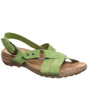 BEARPAW Cady Round Toe Sandals - Green