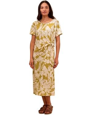 Celtic & Co. Celtic And Co. Knot Detail Jersey Dress - Metallic
