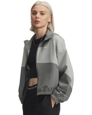 Under Armour Logo Rival Woven Jacket - Gray