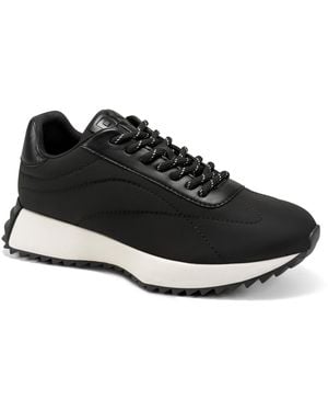 DKNY Natanya Lace-up Sneakers - Black