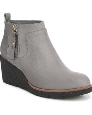 Dr. Scholls Bianca Wedge Booties - Gray