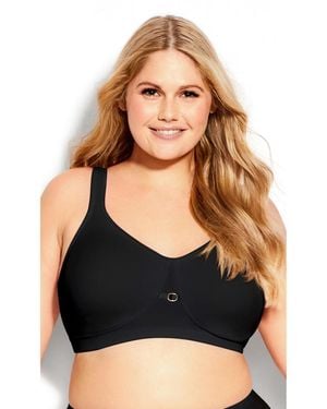 Avenue Soft Caress Bra - Black