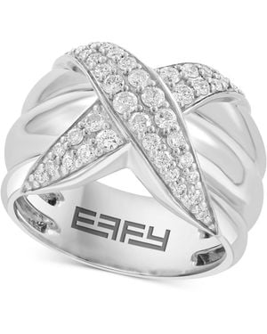 Effy Effy Diamond Crossover Statement Ring (5/8 Ct. T.w. - Gray