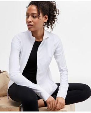 ID Ideology Soft Full Zip Jacket Xs 4x Exclusively At Macys - White