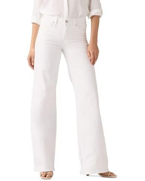 Levi's 318 Shaping Stellar-stretch Wide-leg Jeans - White