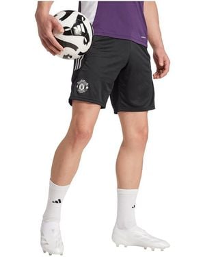 adidas Manchester United 2025/26 Aeroready Training Shorts - Black
