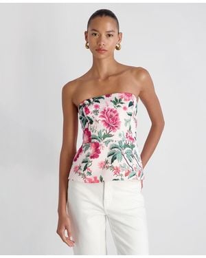 French Connection Strapless Top - White