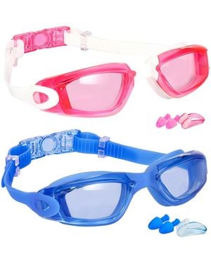 Gnuadz Swim goggles Anti Fog No Leaking Men 2 Pack - Blue