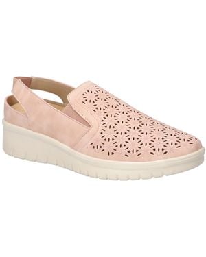 Easy Street Petal Comfort Slip-on Flats - Pink