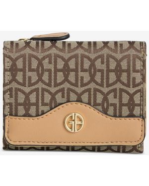 Giani Bernini Softy Leather Trifold Wallet - Metallic