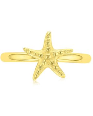 Roxy Waterproof Yellow Starfish Toe Ring - Metallic