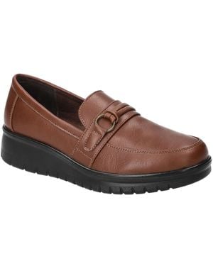 Easy Street Rochelle Comfort Loafers - Brown