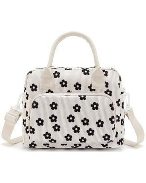 Gnuadz Lunch Bag Insulated Cooler Tote Work Picnic Camping Outdoor - White