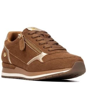 Xti Casual Suede Sneakers - Brown
