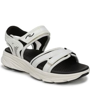 Ryka Devotion Max Strappy Flat Sandals - Black