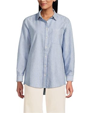 Lands' End Oxford Shirt - Blue