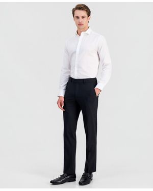 BarIII Slim-fit Wool Suit Pants - Black
