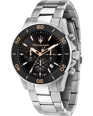 Maserati Chronograph Metal Band Watch - Gray