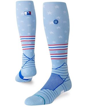 Stance And Mlb 2025 4th Of July Fresh Tek Tube Socks - Blue