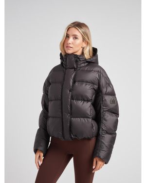 Jacket Cloud Boss Hooded Puffer Jacket - Gray