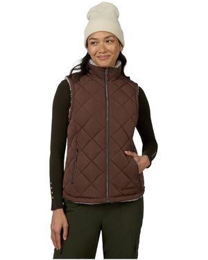 Free Country Stratus Lite Reversible Quilted Vest - Brown