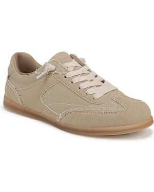 Blowfish Yaz Faux Suede Lace-up Semi-translucent Sole Sneakers - White