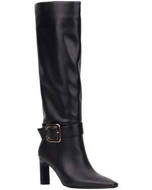 TORGEIS Carlotta Pointed Toe Tall Boot - Black