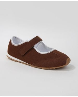 BERNESS Blessing Mary Jane Sneakers - Brown