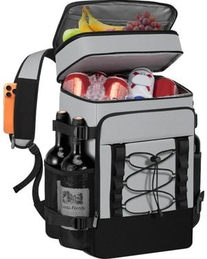 Gnuadz 28l Camping Outdoor Picnic Insulated Backpack - Gray