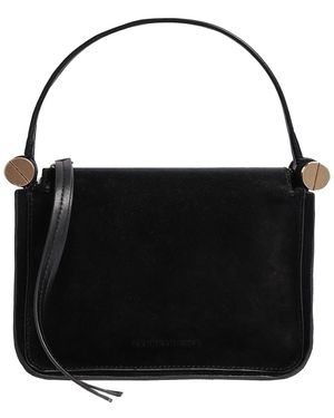 Kenneth Cole Highline Leather Small Top Handle Satchel Handbag - Black