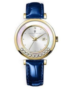 Christian Van Sant Bria Dial Watch Cv3813 - Blue
