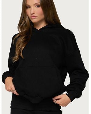 Edikted Angel Energy Sequin Hoodie - Black