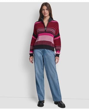 DKNY Striped Sweater - Blue