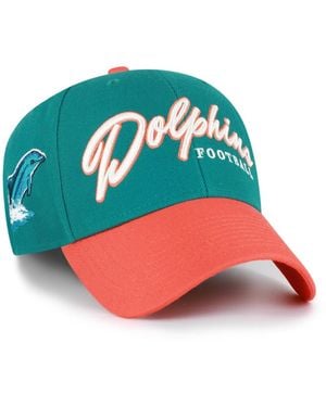 '47 Miami Dolphins Throwback Mvp Adjustable Hat - Blue