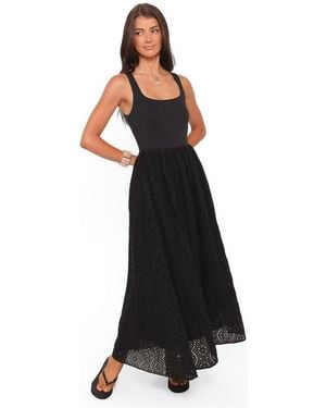 Petal & Pup Alva Midi Dress - Black