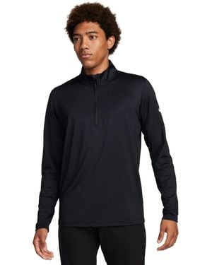 Nike Victory Dri-fit Half-zip Golf Shirt - Blue