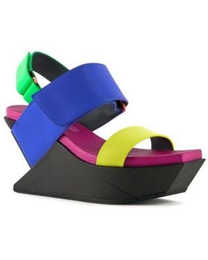 United Nude Delta Wedge Sandal - Blue