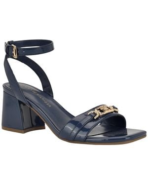 Tommy Hilfiger Raneen Block Heel Dress Sandals - Blue