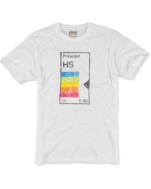 American Needle And Polaroid Vintage-like Fade T-shirt - White