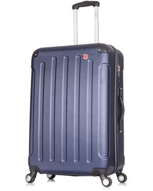 DUKAP Intely 28" Hardside Spinner luggage With Integrated Weight Scale - Blue