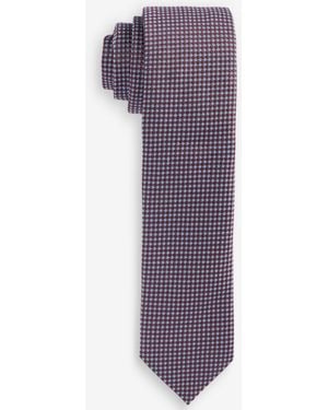 BOSS Hugo By Neat Skinny Silk Tie - Purple