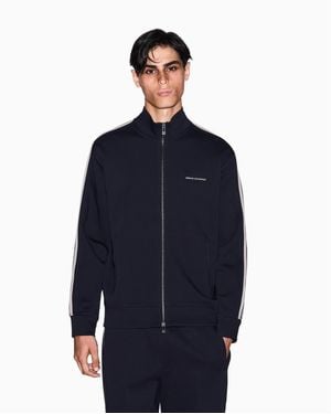 ARMANI EXCHANGE | Tpe Full Zip Swetshirt - Blue