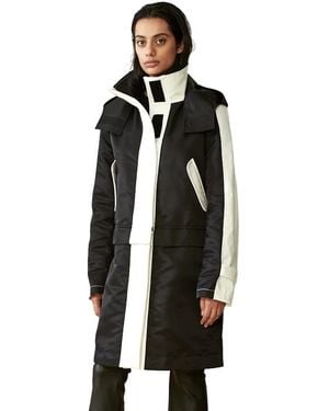 CAALO Water- Resistant Convertible Raincoat - Black