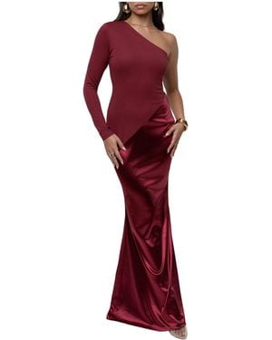 JLUXLABEL Look Of Desire Maxi Dress - Red