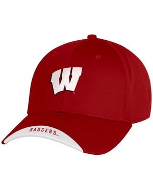 Under Armour Wisconsin Badgers Sideline Blitzing Accent Flex Hat - Red