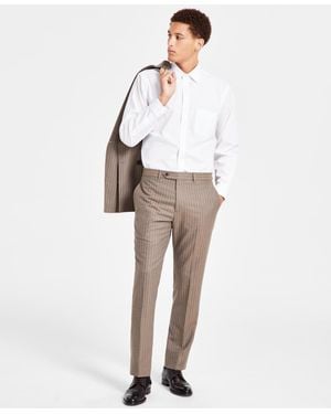Brooks Brothers B By Classic-fit Wool Blend Suit Separates Pant - White